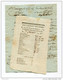 Lot Beau Document + LAC Agde 1796 "Prix Courant Des Grains Sur La Place De Toulouse, Le 7 Pluviose An 5" - ... - 1799