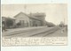 Hannut   -La  Gare - Station - Statie - Gelopen 1901 - Hannuit