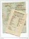 Lot Beau Document + LAC Agde 1797 "Prix Courant Grains à Toulouse, Le 13 Pluviose An 5" Et Son Courrier - ... - 1799