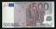 500 EURO "FAC SIMILE", Ca. 164 X 81 Mm, RRRRR, 1997/98, Used, Test Note? Educativ Money. - Sonstige & Ohne Zuordnung