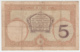 New Caledonia Noumea 5 Francs 1926 VG Pick 36b 36 B - Nouméa (New Caledonia 1873-1985)