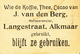 Early Advertisement Card,  Young Boy Going To A Party, J.v.d. Berg, Alkmaar - Andere & Zonder Classificatie