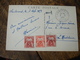 Lettre Taxee 3 Timbre Gerbe Gerbes 3 F Et 10 F - 1859-1959 Lettres & Documents