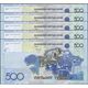 TWN - KAZAKHSTAN 29b - 500 Tenge 2006 DEALERS LOT X 5 - Prefix ЖВ UNC - Kazakistan