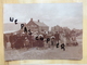 80 FORT MAHON CARTE PHOTO HOTEL DE PARIS A COTE DU TRAMWAY PERSONNAGES ET BOUCHER - Fort Mahon