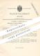 Original Patent - F. Roeder , Hamm , Westfalen , 1889 ,  Schützenwehr | Wehr , Wasserwehr , Wasserbau , Schleuse !! - Historische Dokumente