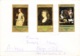 1973, DDR, "Gemälde Alter Meister", 2 Kuverts (4 Verschiedene Werte), Echt Gelaufen - Enveloppes Privées - Oblitérées