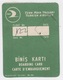 TURKISH AIRLINES,THY, BOARDING PASS 1968 - Tickets