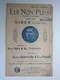 PARTITION LUI NON PLUS ! CHANSON COMIQUE NIBOR Concert Mayol Raoult Senga Myra Trebitsch Gabaroche  17,5 X 27,5 Cm Env - Autres & Non Classés