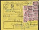 Belgium: Parcel Form Belgian State Railways, 1913, 12 Railway Stamps, Chemins De Fer De L'Etat, Bulletin (damaged) - Andere & Zonder Classificatie