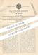 Original Patent - A. Kolbe & Co. , Gössnitz , 1901 , Knopf - Herstellung | Knöpfe | Schneider , Schneiderei , Mode !!! - Historische Dokumente