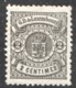 Prifix 40 2 Cent. Noir * - 1859-1880 Wappen & Heraldik