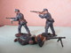 Lot 3 Figurines Soldats WW2 Soldat Plastique PAS Starlux Militaires Allemands (voir Description) - Starlux