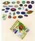 Collection Originale D'étiquettes D'ORANGES, Collées Sur Support + 36 Papiers De Soie. Tout Est Scanné. - Collections