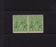 Australia 1926 King George V 1d Green SMW Perf 13.5 DieII/I Pair MNH - Nuovi