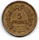 5 Francs 1945 C  -- état  TTB  -  Coups Tranche - Autres & Non Classés