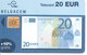 Télécarte Suisse   - Billet  20 Euros - Monnaie Money Pièce Numismatique Bank Banque  Phonecard  (G 742) - Francobolli & Monete