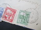 Frankreich Kolonie 1937 Tunesien Beleg Mit 3 Marken / Dreifarben-Frankatur Nassen - Paris Mit Ak Stempel - Briefe U. Dokumente