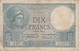 BILLETE DE FRANCIA DE 10 FRANCS DEL 23-12-1916  (BANKNOTE) MINERVE - 10 F 1916-1942 ''Minerve''