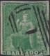 Barbados    .   SG  .    7  (2 Scans)   .      O   .   Cancelled      .   /   .    Gebruikt - Barbados (...-1966)