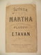 Fantaisie Sur Martha (E. Tavan)-(Opéra De Flotow) (Partition) - Opern