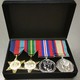 World War Two Set Of 4 Replica Medals - Full Size - In Presentation Box - Other & Unclassified
