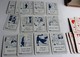 Rare Ancien Jeu 32 Cartes LA GRIVOISE Illustrateur Pour Rire Et S'amuser En Société 16 Bleues Pour Messieurs - 32 Cartes