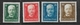 Germany, 1927, Hindenburg, Set Of 4, Unused, 50 Pf MH * Toned Gum, Other No Gum - Used Stamps