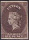 Ceylon   .   SG   .     6b   (2 Scans)     .    O        .     Cancelled    .   /    .   Gebruikt - Ceylon (...-1947)