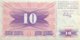 Bosnia 10 Dinara, P-10 (1.7.1992) - UNC - Bosnia Erzegovina