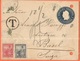 ARGENTINA - 1900 - 5c + 5c + 2c + Missed Tax, Postage Due - Carte Lettre - Intero Postale - Entier Postal - Postal Stati - Interi Postali
