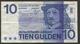 NETHERLANDS 10 GULDEN 1968  - See The 2 Scans For Condition.(Originalscan ) - 10 Gulden