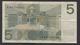 NETHERLANDS  5 Gulden 1966 Vondel 1 Replacement, 2AY 105554 -  See The 2 Scans For Condition.(Originalscan ) - 5 Gulden