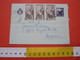 PC.2 ITALIA BIGLIETTO POSTALE VIAGGIATO - 1946 4 LIRE VIOLA SU GRIGIO DA TARANTO FERROVIA 2 LUNETTE X BORGOSESIA - Stamped Stationery