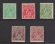 Australia 1918 - 1923 King George V Large Multiple LM Wmk Set Of 5 MH - Ungebraucht