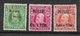 Niue, EVIIR, 1911, 1/2d, 6d, 1/=, MH * - Niue