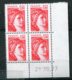 12765 FRANCE  N° 1972 ** 1F Rouge  Sabine C.D Du  21.10.77  TTB - 1970-1979