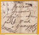 1844 - Lettre Avec Corresp. Familiale De 2 Pages De Cayenne, Guyane Française Vers Le Mans - Voie Anglaise - Cad Arrivée - 1801-1848: Précurseurs XIX