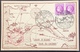 D434 Tour Du Cadran La Baule 7/9/1947 CPA  1er Galop D’essai Aérodrome La Baule Escoublac Cérès Mazelin 679 - Commemorative Postmarks