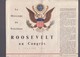 Message Du Président ROOSEVELT Au Congrès 06 Janvier 1942 - Documents Historiques