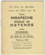 Publicité. Livre De Recettes, Firme Mirapeche, Minque 46, Ostende. Poisson : Gros Et Détail - Gastronomie