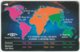 SINGAPORE A-909 Magnetic Telecom - Map, World - 2SOFA - Used - Singapur