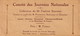 COMITE DES JOURNEES NATIONALES - VENDUE AU PROFIT DE 4 MONUMENTS NATIONAUX ET OSSUAIRES (LORETTE-DORMANS-DOUAMONT-HARTMA - Seals Of Generality