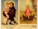Santino - S.antonio Da Padova - Calendarietto 1956 - Fe1 - Images Religieuses
