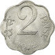 Monnaie, INDIA-REPUBLIC, 2 Paise, 1972, TTB, Aluminium, KM:13.6 - Inde