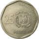 Monnaie, Dominican Republic, 25 Pesos, 2008, TTB, Copper-nickel, KM:107 - Dominicaine