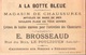 Chromo BROSSEAUD Le Pouliguen 44 - Humour De Famille - Scans Recto-verso - Autres & Non Classés