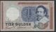 Netherlands 10 Gulden, 1953  -  4 TX 057881 - See The 2 Scans For Condition.(Originalscan ) - 10 Florín Holandés (gulden)