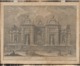 VASI GIUSEPPE: 1774 DISEGNO II MACCHINA RAPPRESENTANTE UNA PROSPETTIVA DI VILLA PER COMANDO - Litografia