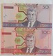 Lot De Deux Billets Du Turkménistan 50 Et 100 Manat 2005 Pick 17 Et 18 Neuf/UNC - Turkménistan